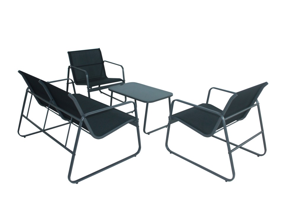 Powertec Garden Garten-Set 4tlg. schwarz