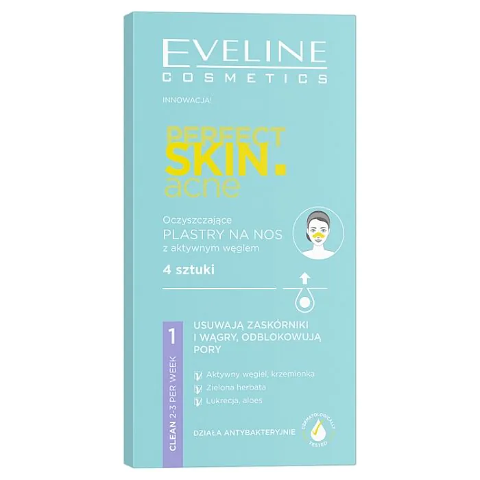 Ταινίες καθαρισμού μύτης Eveline Perfect Skin για την ακμή