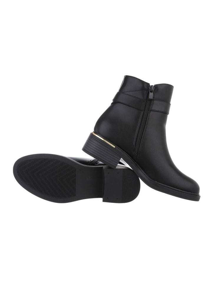 Ital-Design Stiefelette in Schwarz günstig kaufen