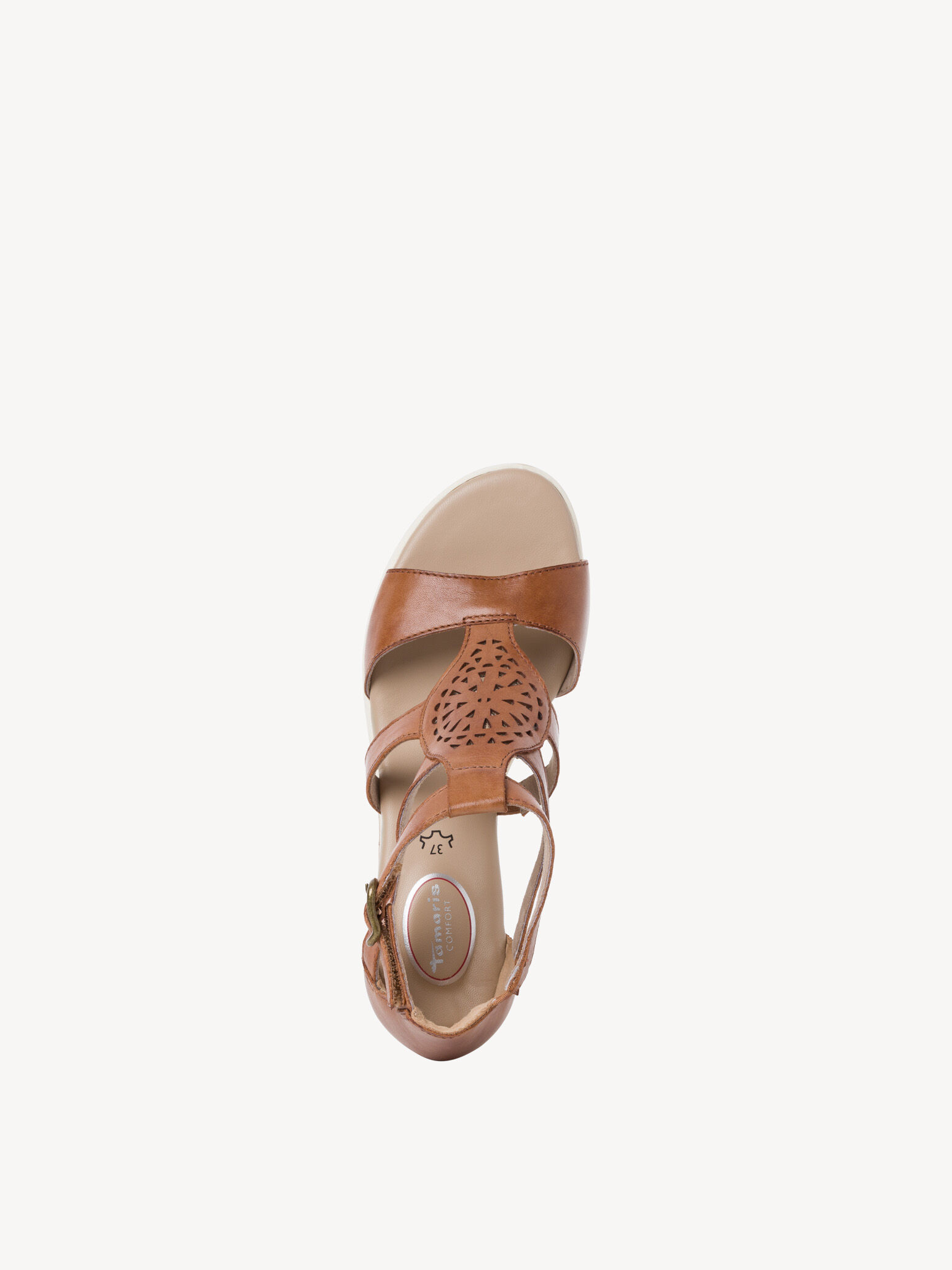 Sandale en cuir - marron