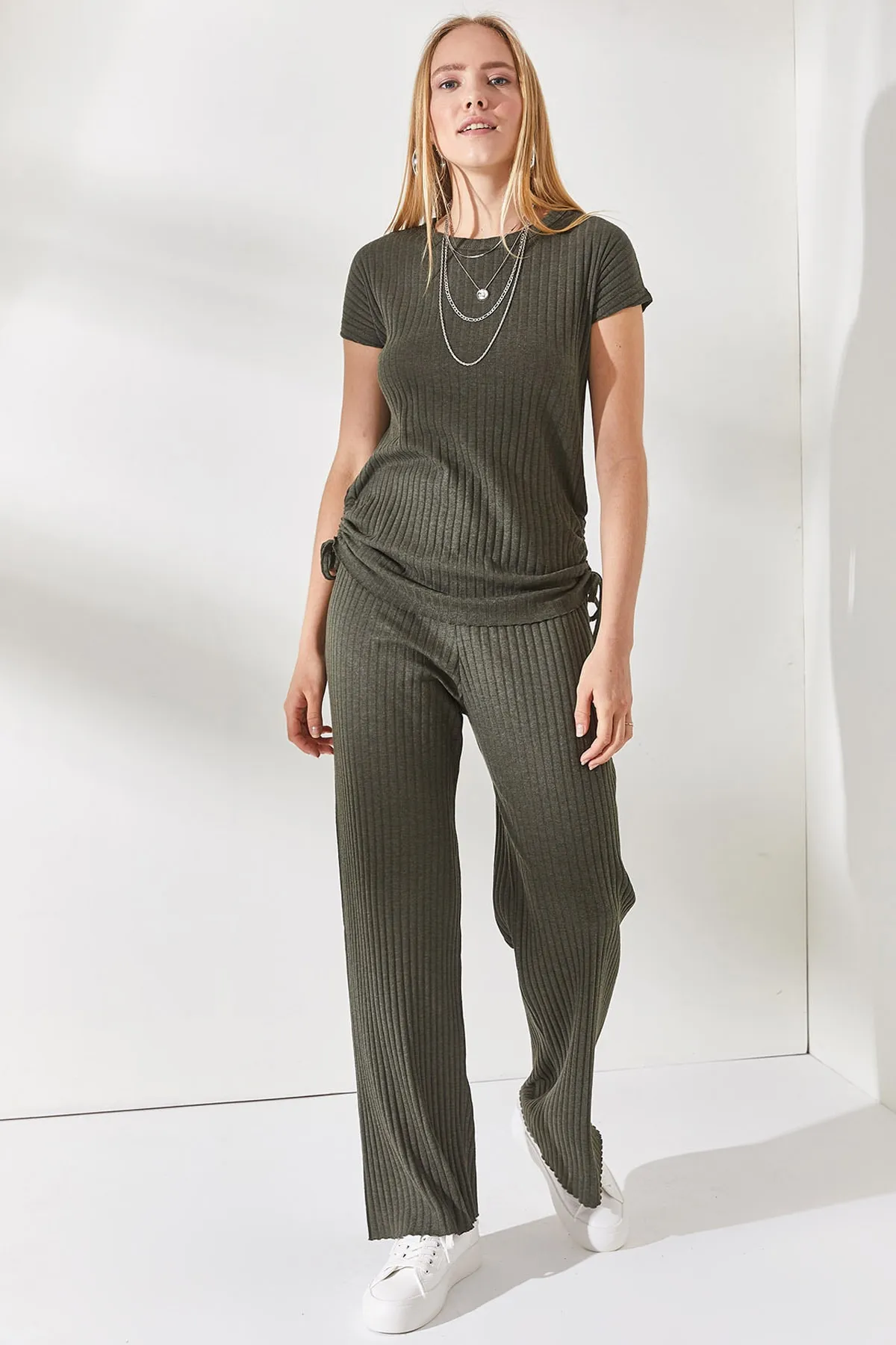 Olalook  Zweiteiler - Khaki - Oversized
