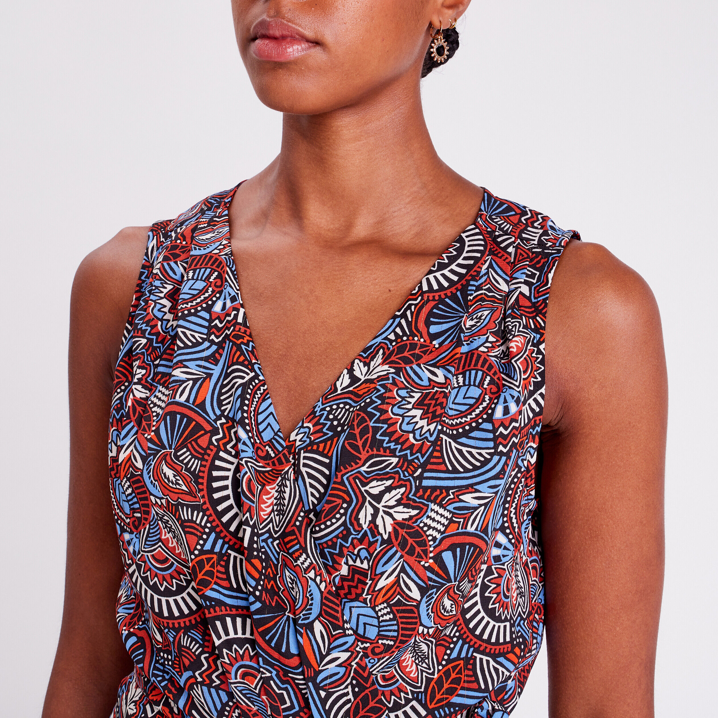 Blouse sans manches noir femme | Cache Cache