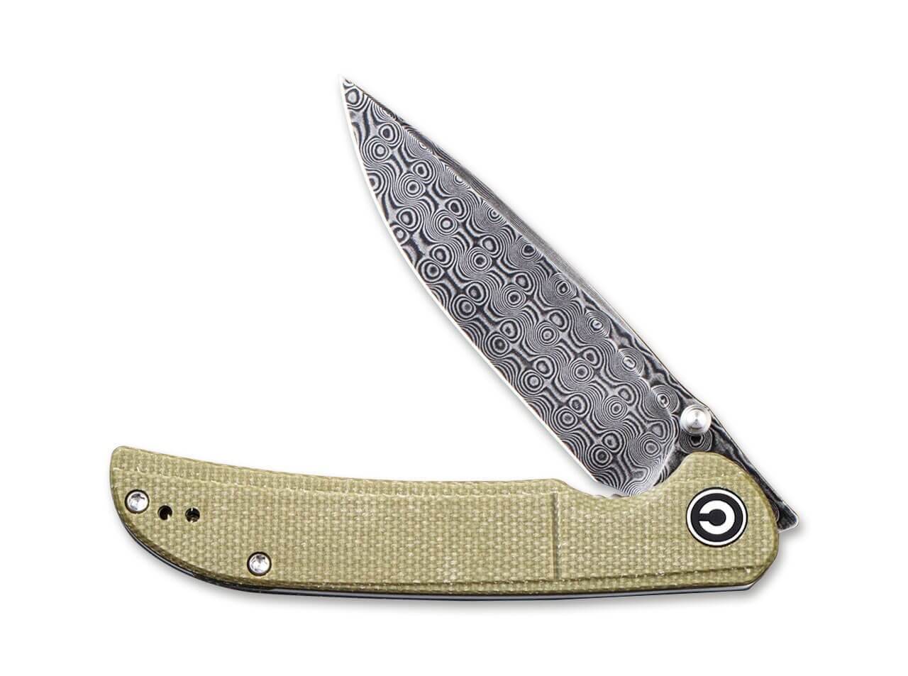 Imperium Damascus Micarta Olive