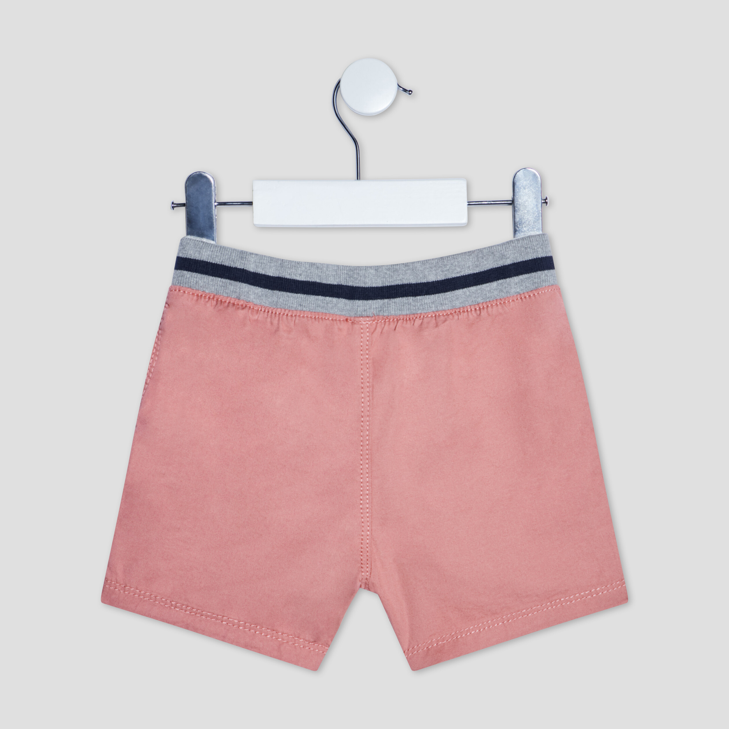 Bermuda droit à taille élastiquée orange foncé bébé garçon | La Halle