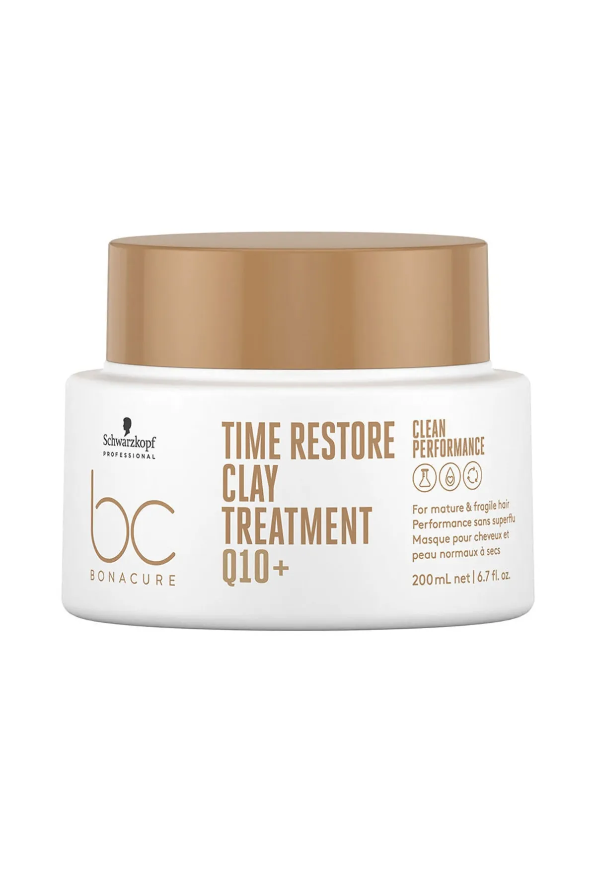 Schwarzkopf  Bc Time Restore Q10+ Tonerde-Behandlung Schwarzkopf 200 ml