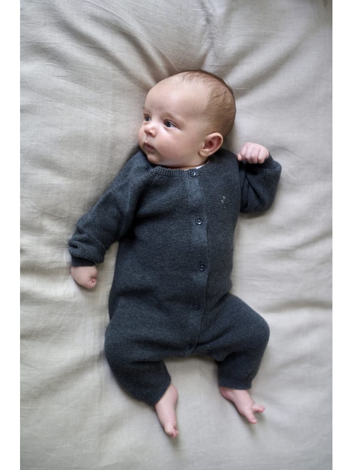 Noppies Strampler Monrovia in Dark grey melange günstig kaufen