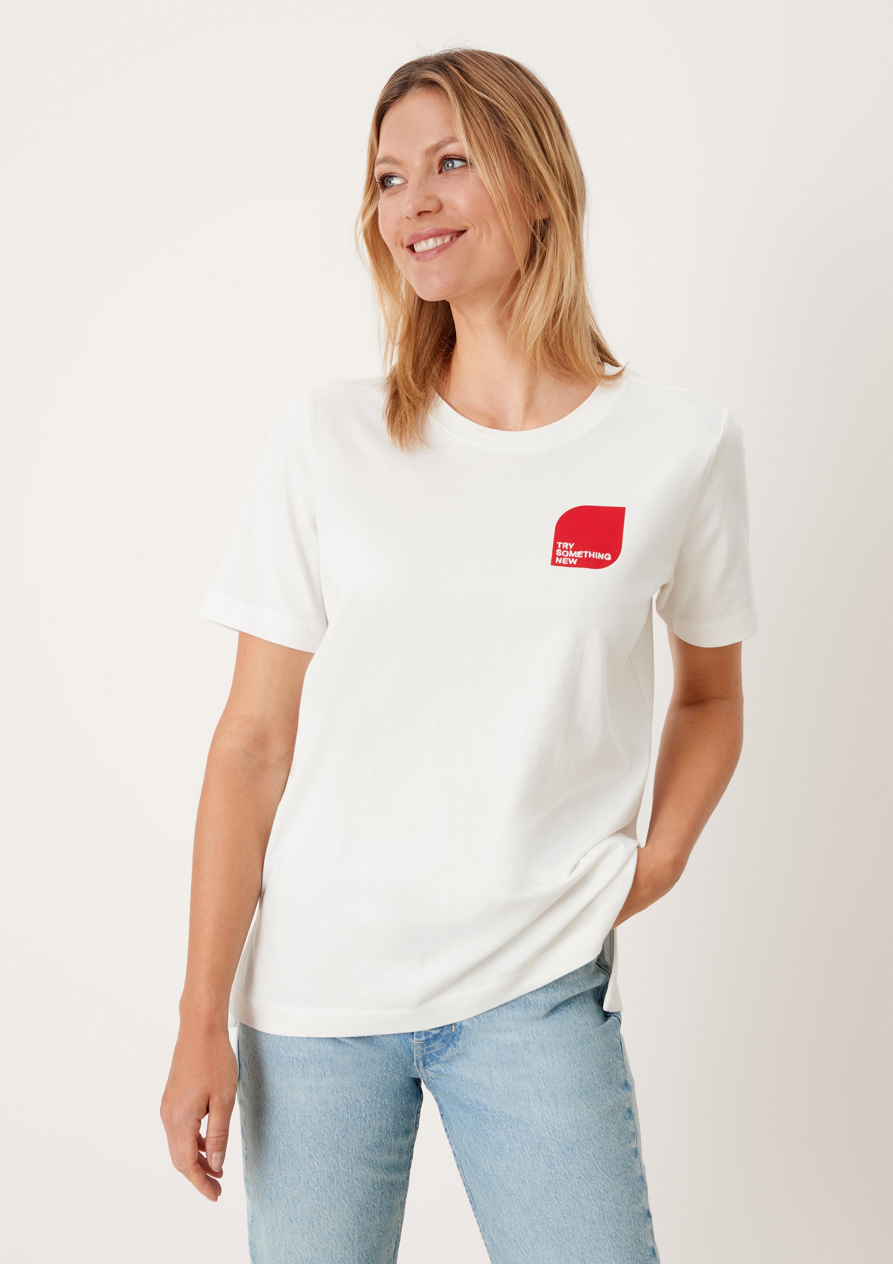 Lockeres Jerseyshirt mit Print  2125238-02D1