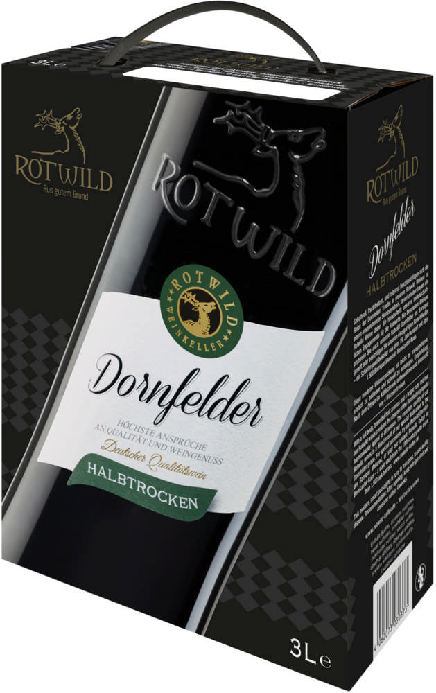 Rotwild Dornfelder halbtrocken 3,0l Bag in Box