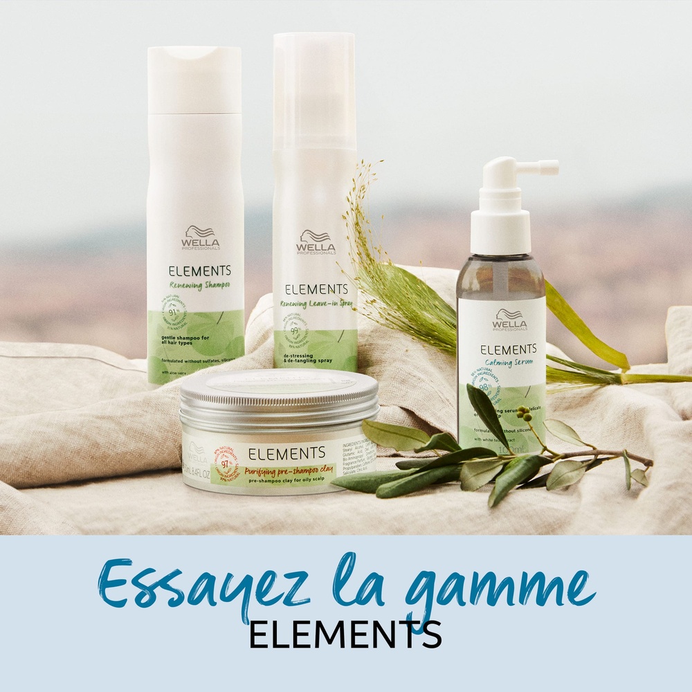Wella Shampoing Calming Elements Shampoing doux pour cuir chevelu sec oudélicat