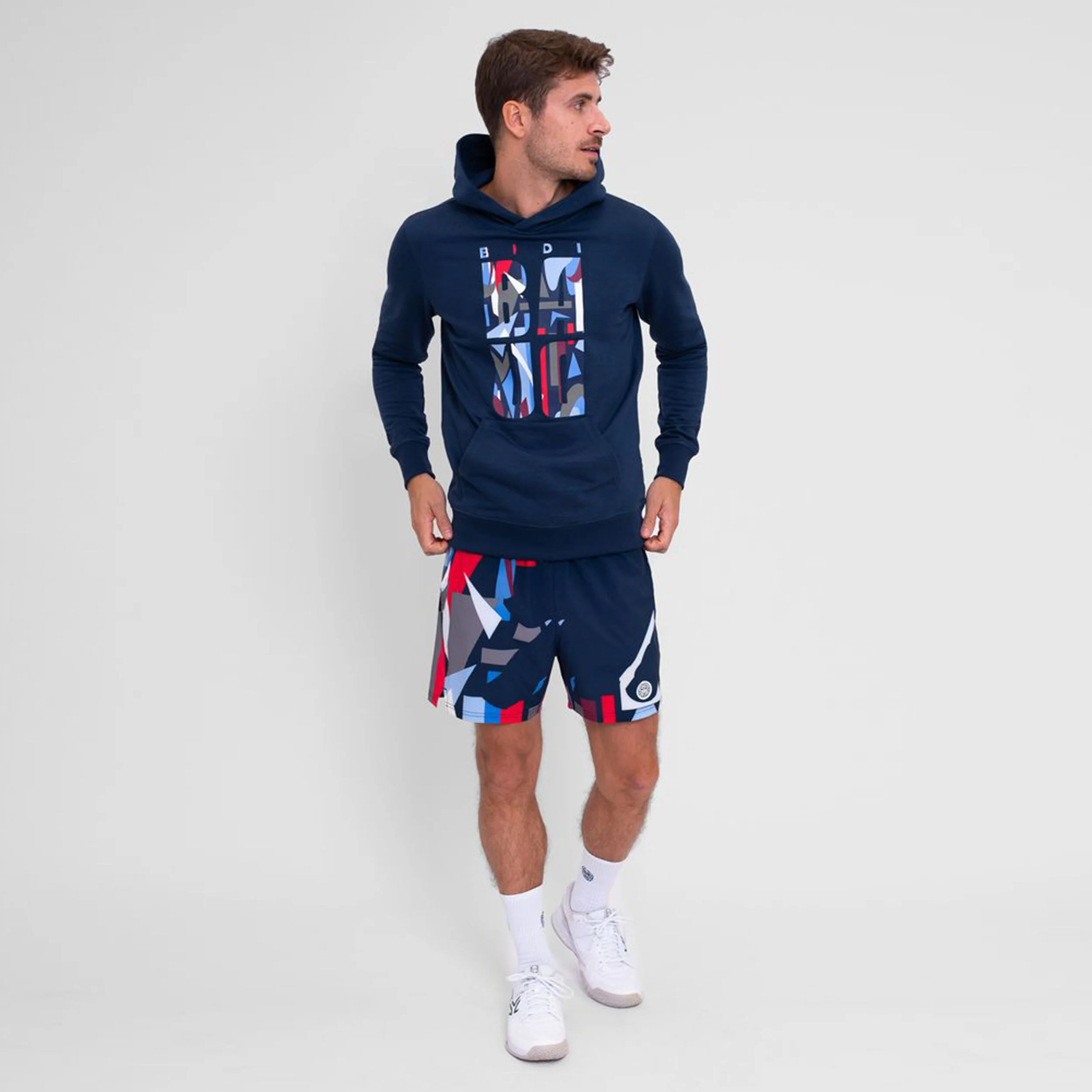 New York 2024 Logo Chill Hoody Herren - Dunkelblau, Mehrfarbig