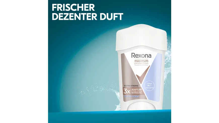 Rexona Deo Creme Deodorant Antitranspirant Maximum Protection Clean Scent 45 ml