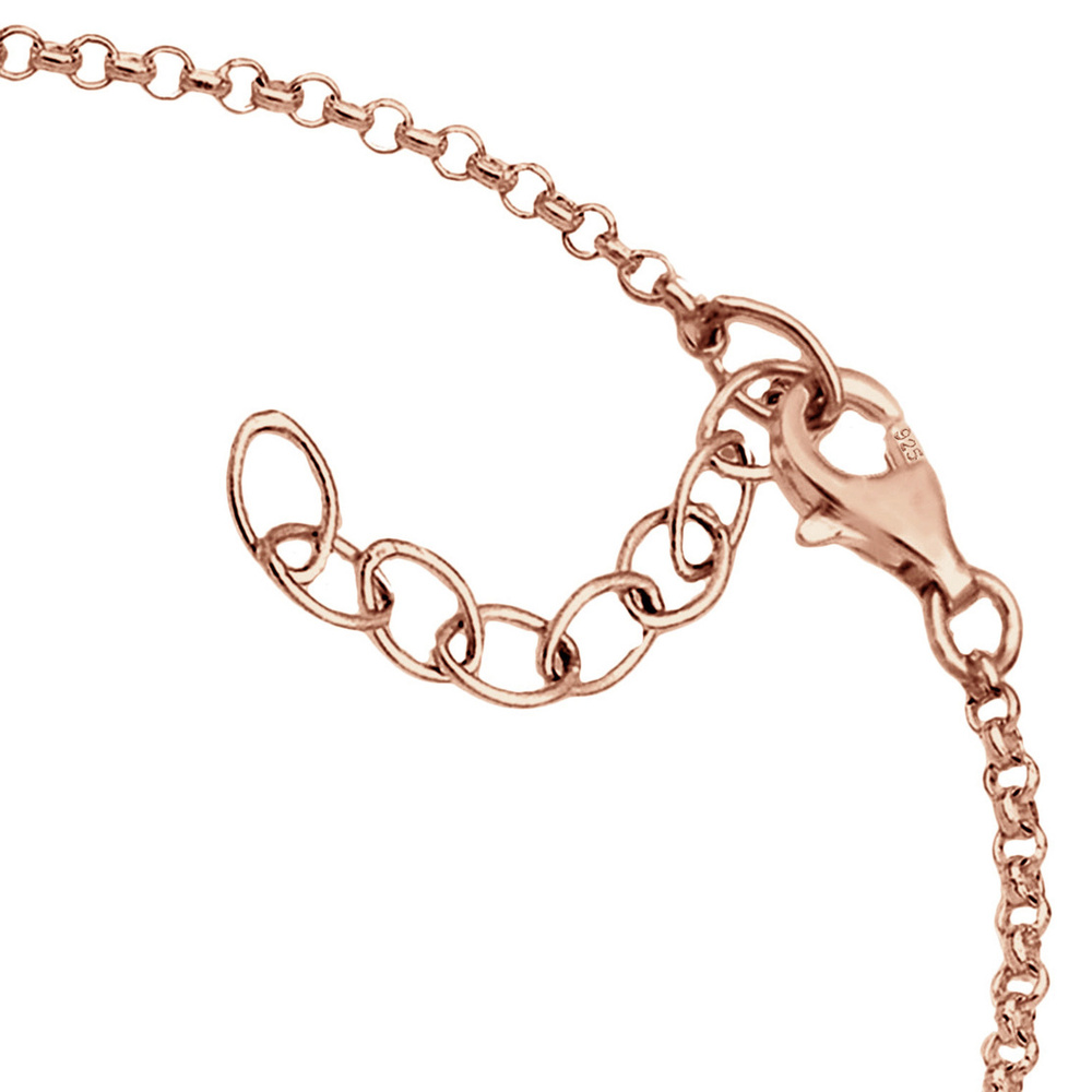 Elli Elli Bracelet Femmes ailes ange gardien en argent sterling 925 plaqué or rose Bracelet
