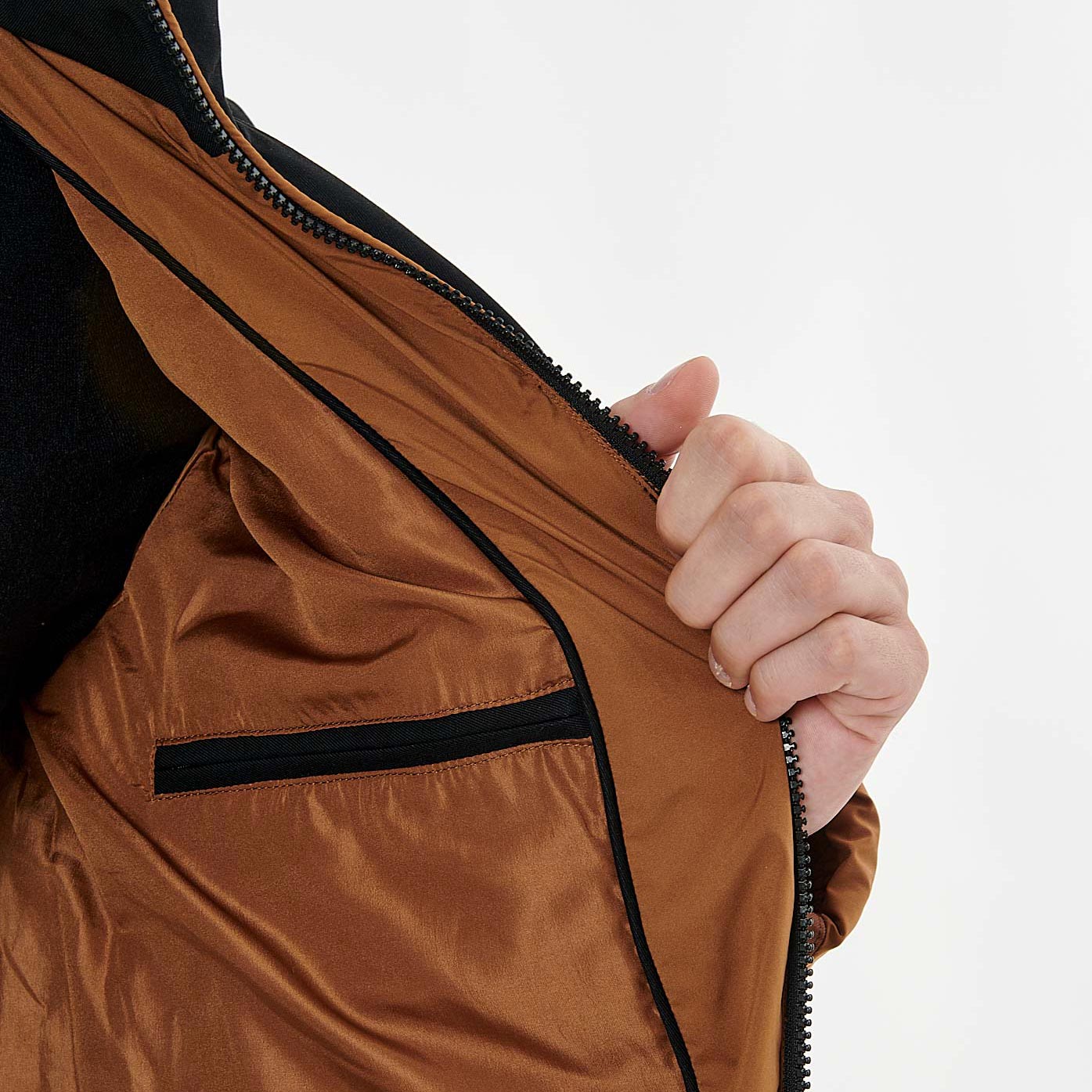 CHAZ   Doudoune marron homme « Aqua-réactive »