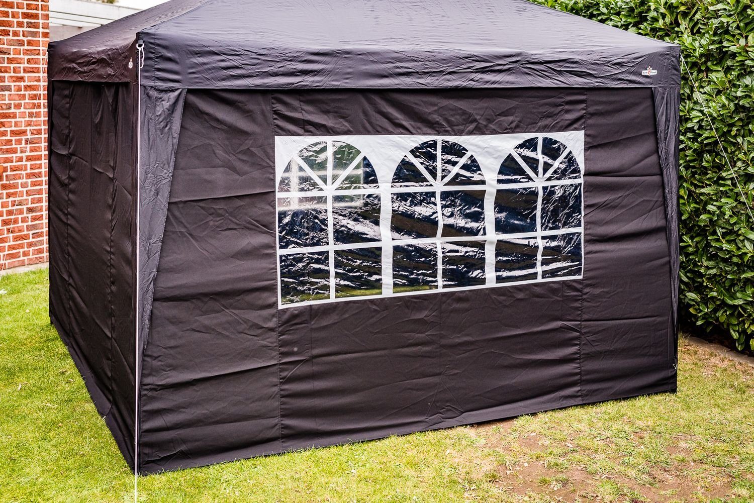 Grillfürst Grillpavillon Grillfürst Seitenwände für 3x3m Grillpavillon / Gartenpavillon / Grillzelt 4er Set - v2