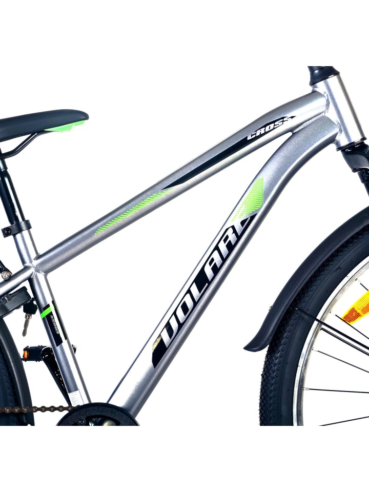 Volare Kinderfahrrad Cross Fahrrad für Jungen 26 Zoll Kinderrad in Grau 9 Jahre günstig kaufen onesize