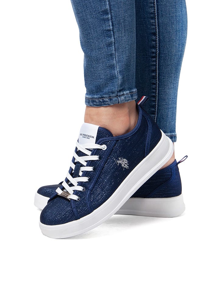 U.S. Polo Assn. Sneakers in Dunkelblau günstig kaufen