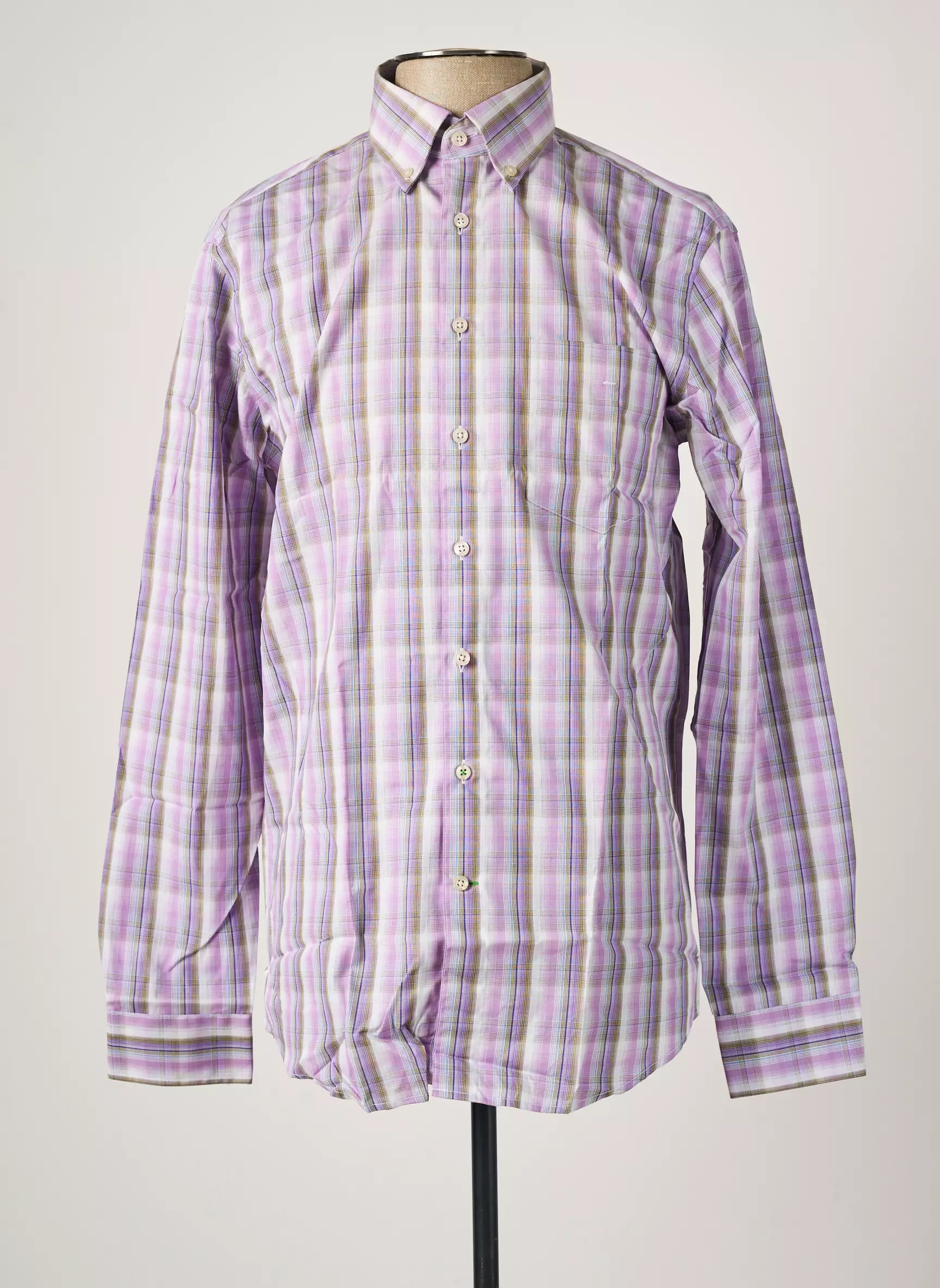 Seiden Sticker Manches Longues Homme couleur violet
