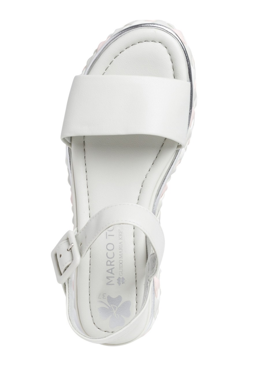 MARCO TOZZI Komfort Sandalen grau Da.-Sandalette