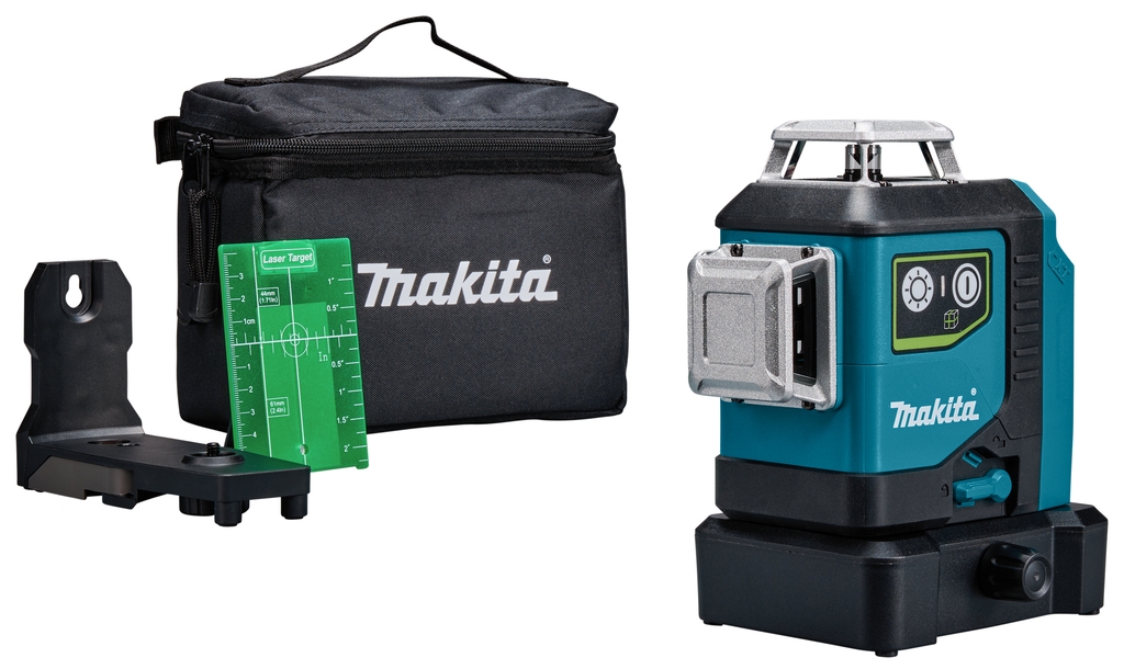 Makita SK700GD Samonivelačný krížový laser zelený 3x 360° 12V Max bez batérií a nabíjačky