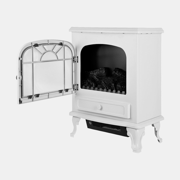 Kamin Elektro Heizer YH20, 2.000 W, weiß