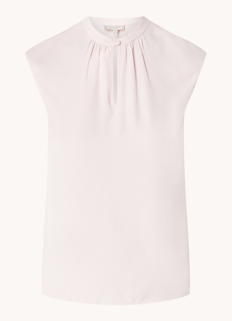 Hobbs Carys tunic with round neckline