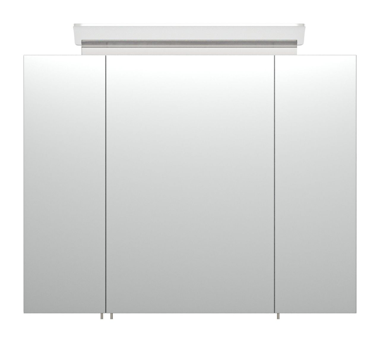 Posseik Spiegelschrank 80 inklusive LED-Acrylglaslampe beton EEK: F