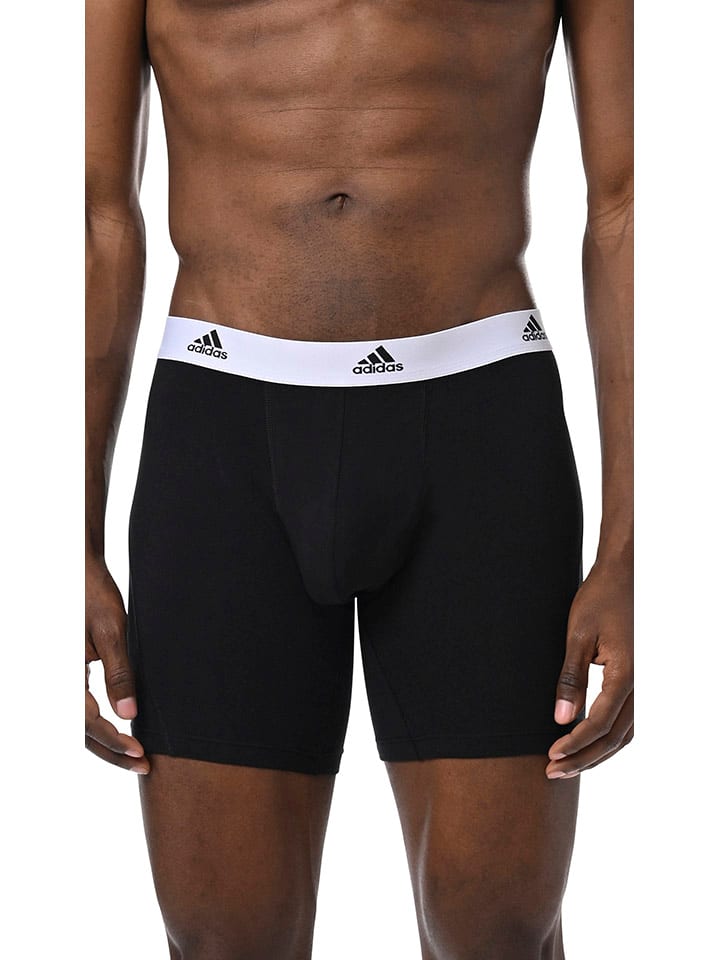 adidas 3er-Set: Boxershorts in Schwarz günstig kaufen