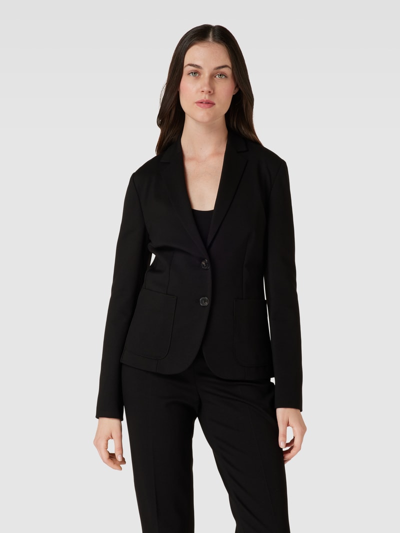 Blazer mit Eingrifftaschen Modell 'Jonalahra' in schwarz