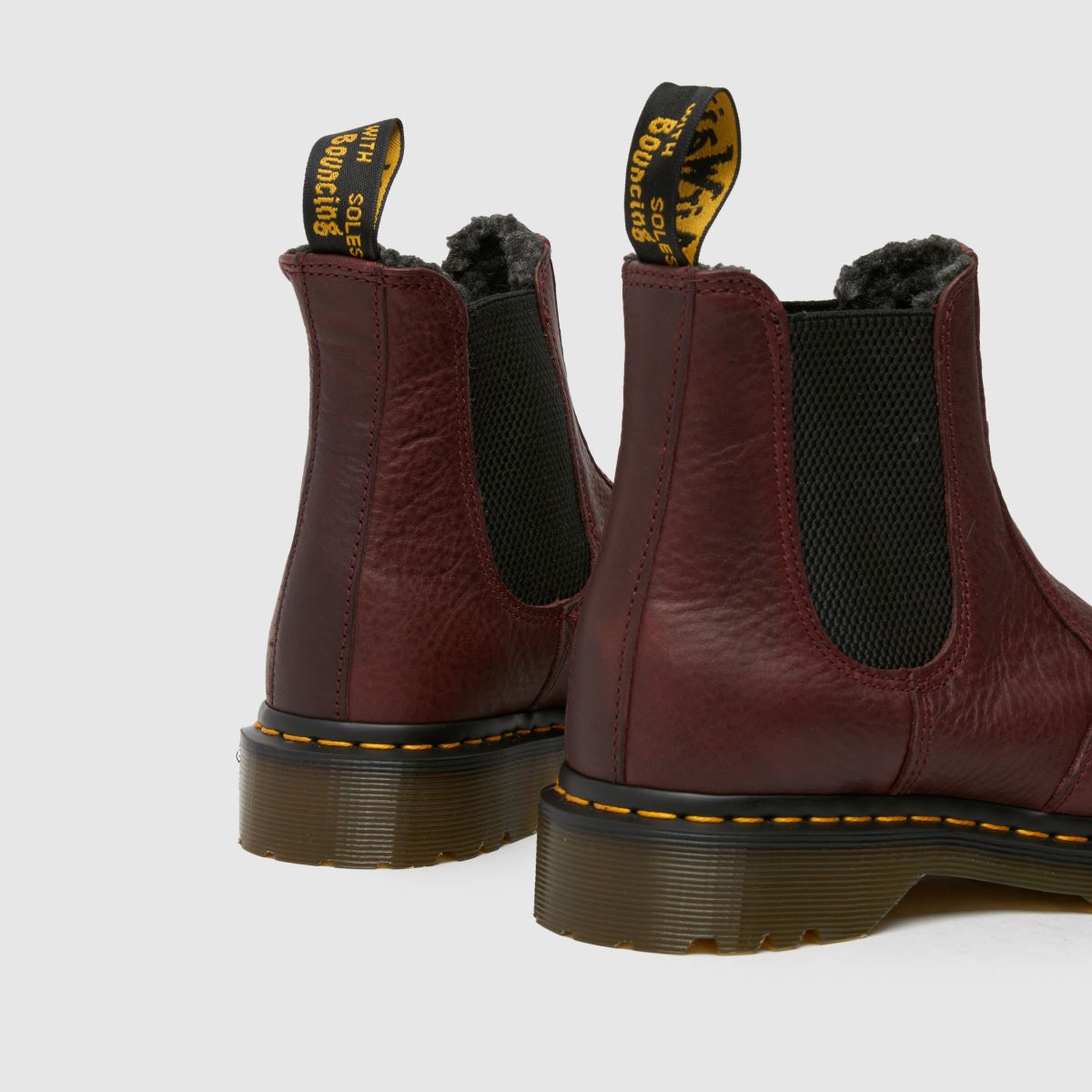 Dr. Martens 2976 bordó chelsea csizma