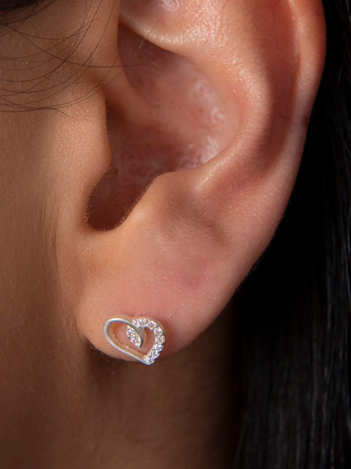 Lodie Silver Silber-Ohrstecker mit Edelsteinen günstig kaufen onesize