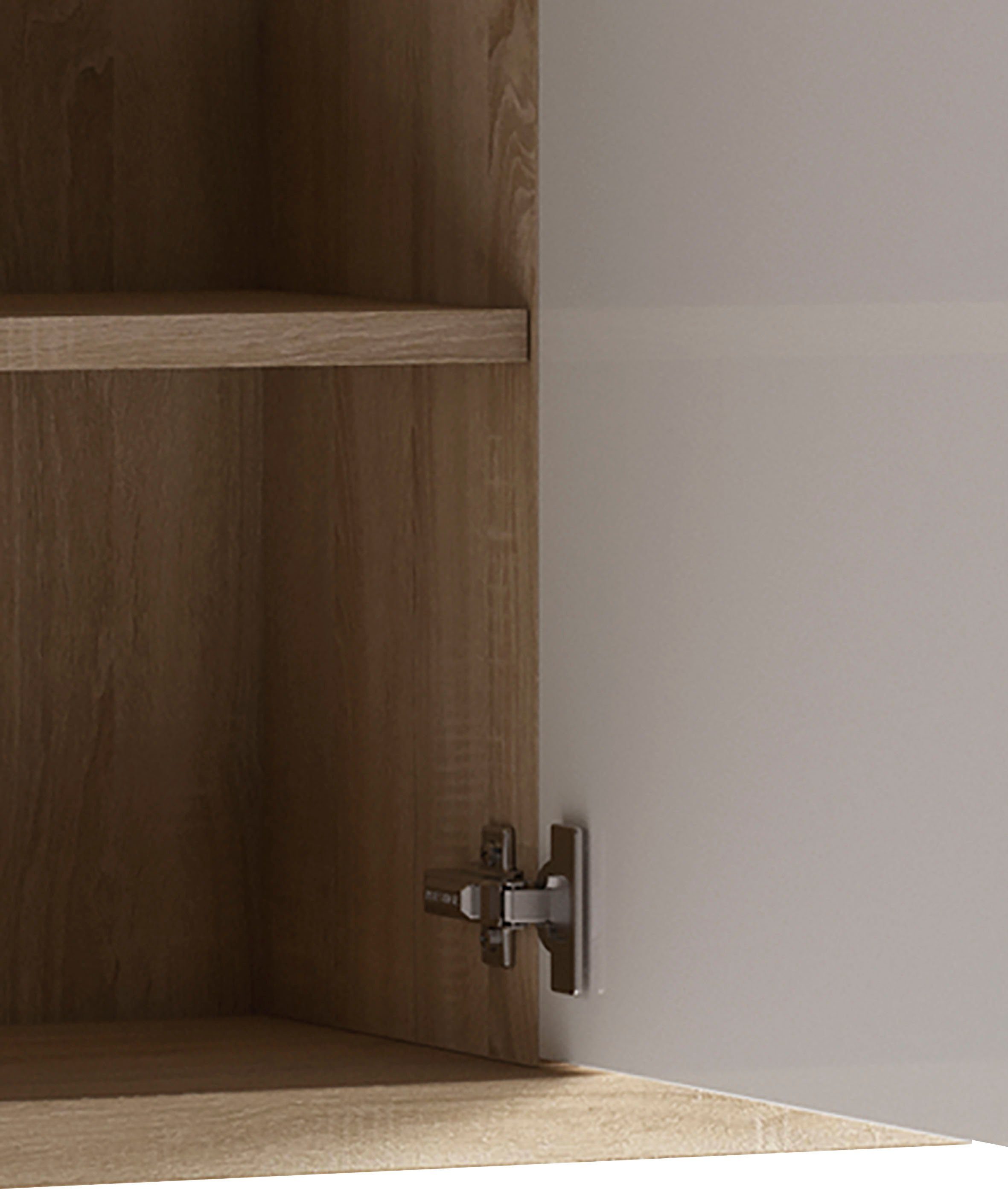 byLIVING Spiegelschrank Nebraska Breite 60 cm, mit großer Spiegeltür und viel Stauraum