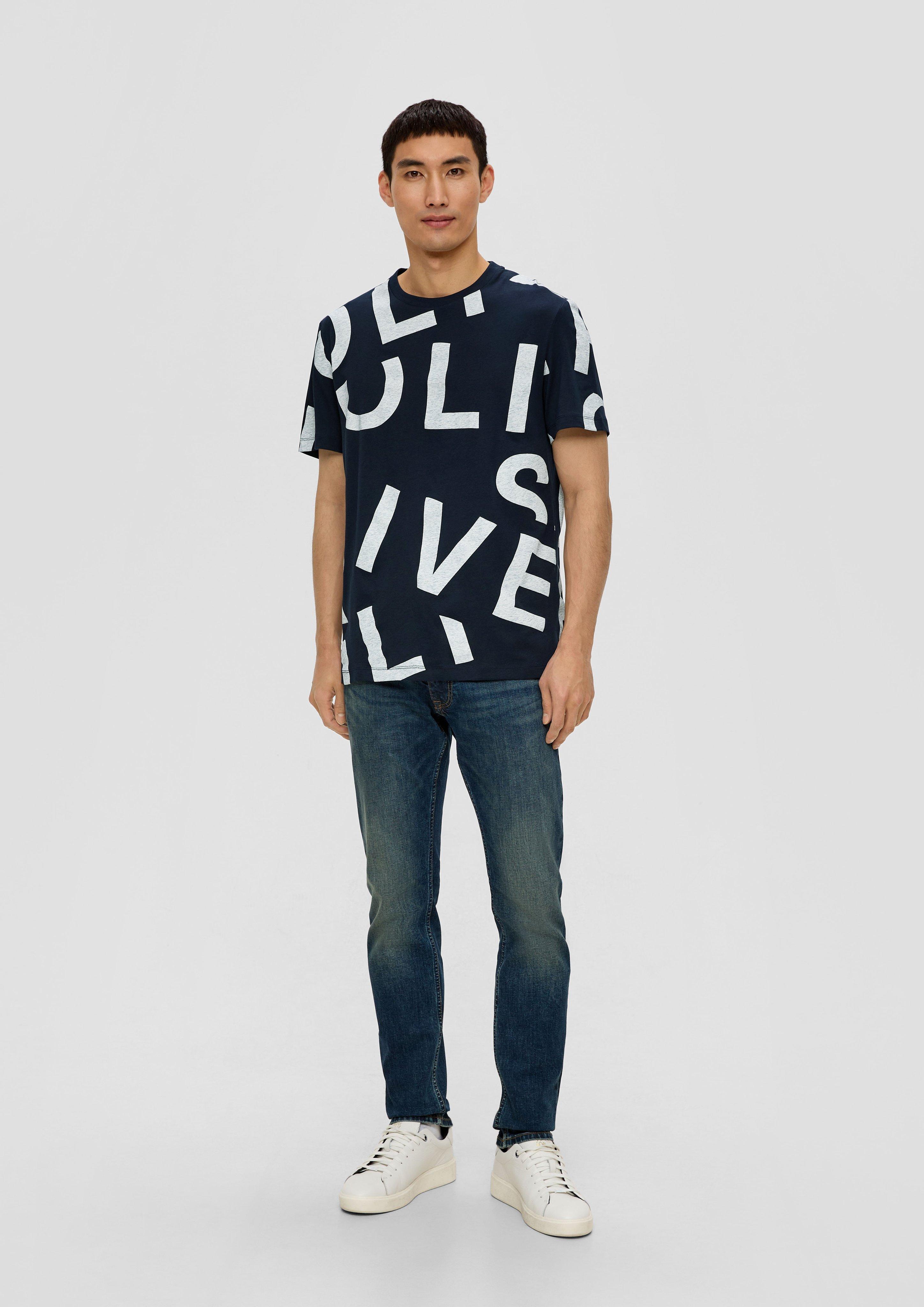 Baumwollshirt mit Allover-Print  2138640-59F1