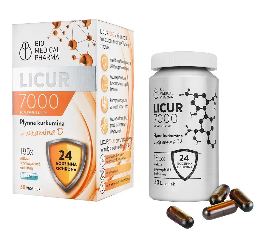 Bio Medical Pharma Licur 7000 s vitaminom D kapsule