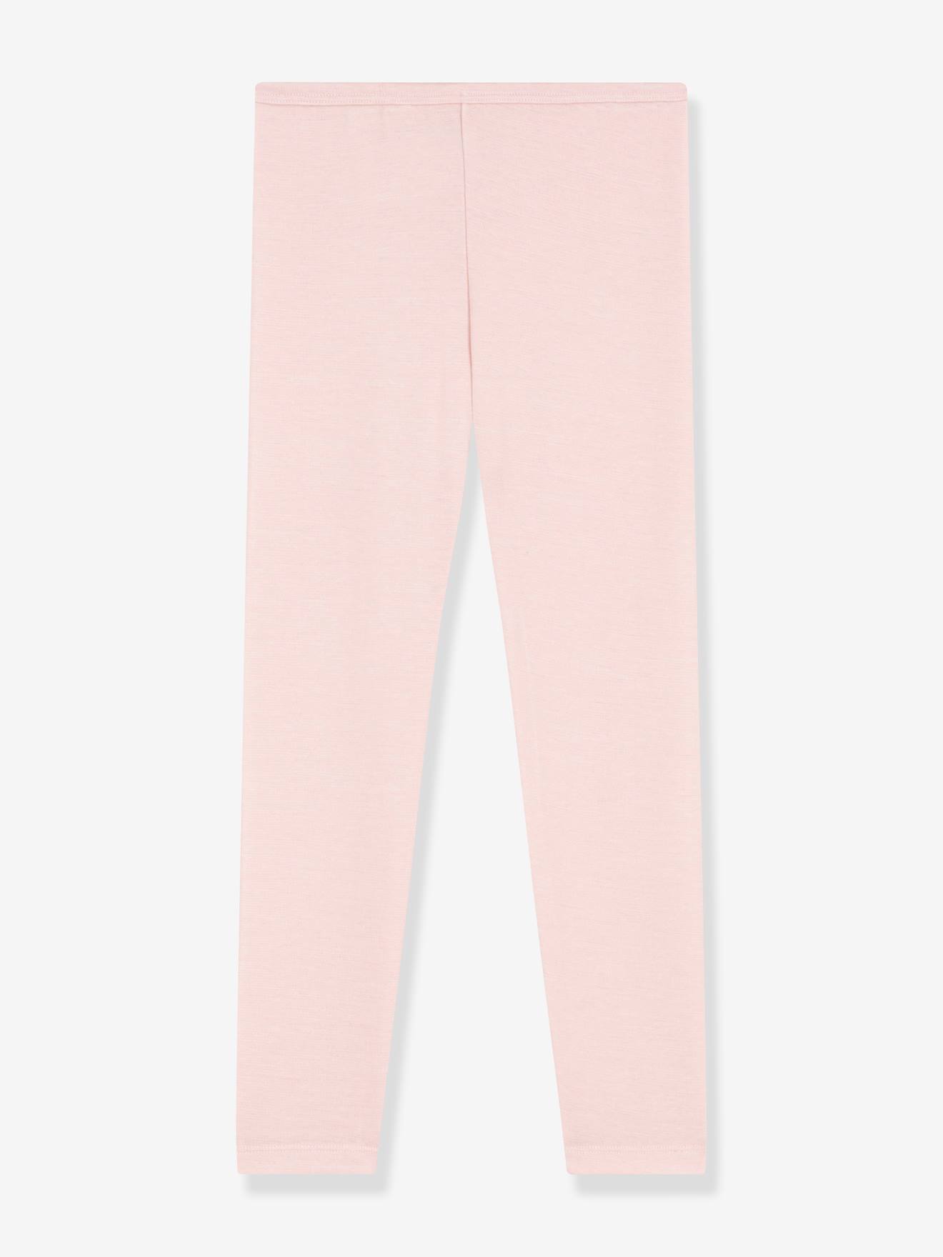 Petit Bateau Mädchen Thermo-Leggings mit Wolle PETIT BATEAU - rosa
