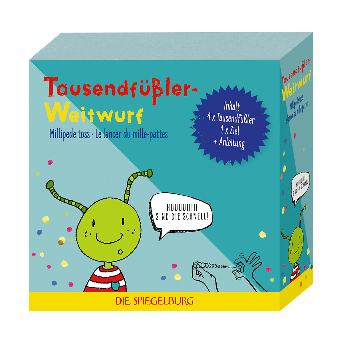 Bunte Geschenke Tausendfüßler-Weitwurf-Spiel