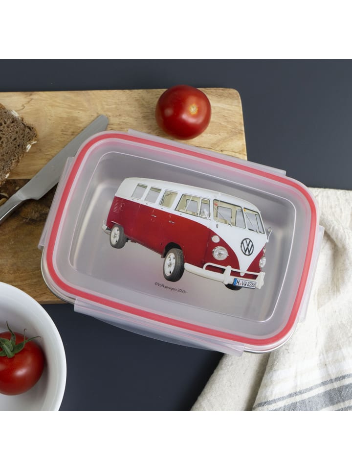 Geda Labels Brotdose VW Classic rot 850ml Edelstahl in Rot - 850ml günstig kaufen onesize