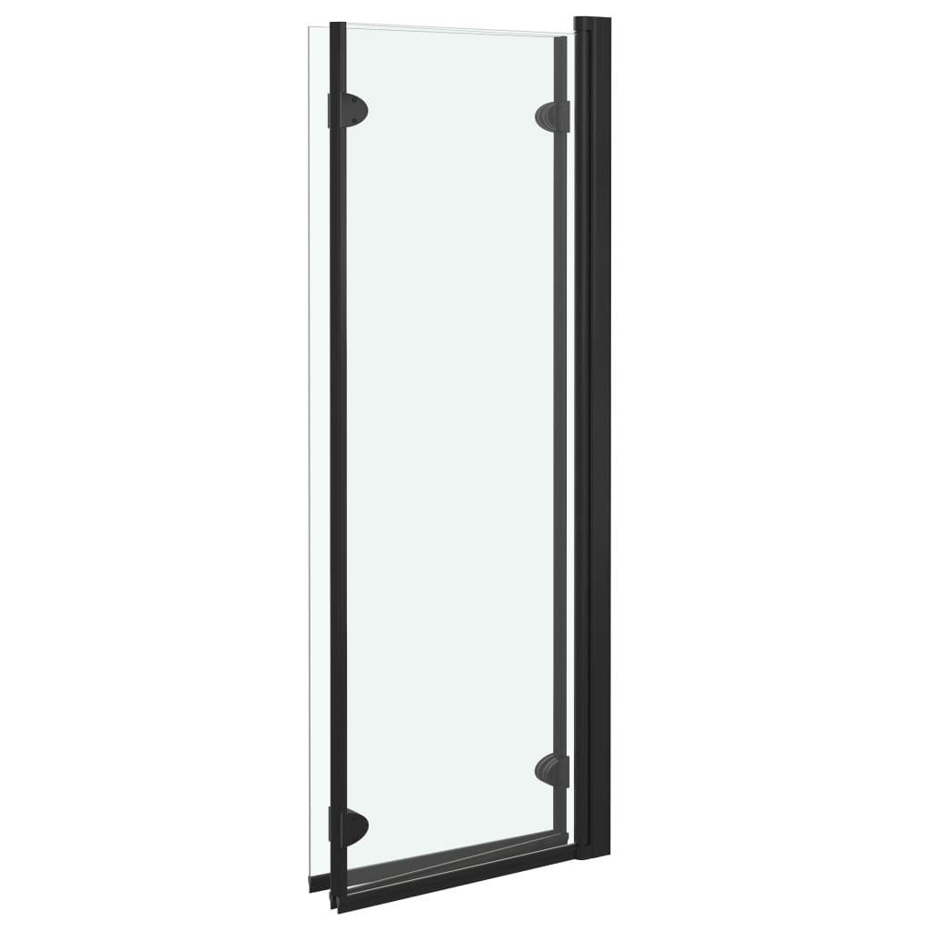 DOTMALL Badewannenfaltwand Duschkabine, ESG, (3 tlg), Spritzschutzwand für Badewanne, Glaswand