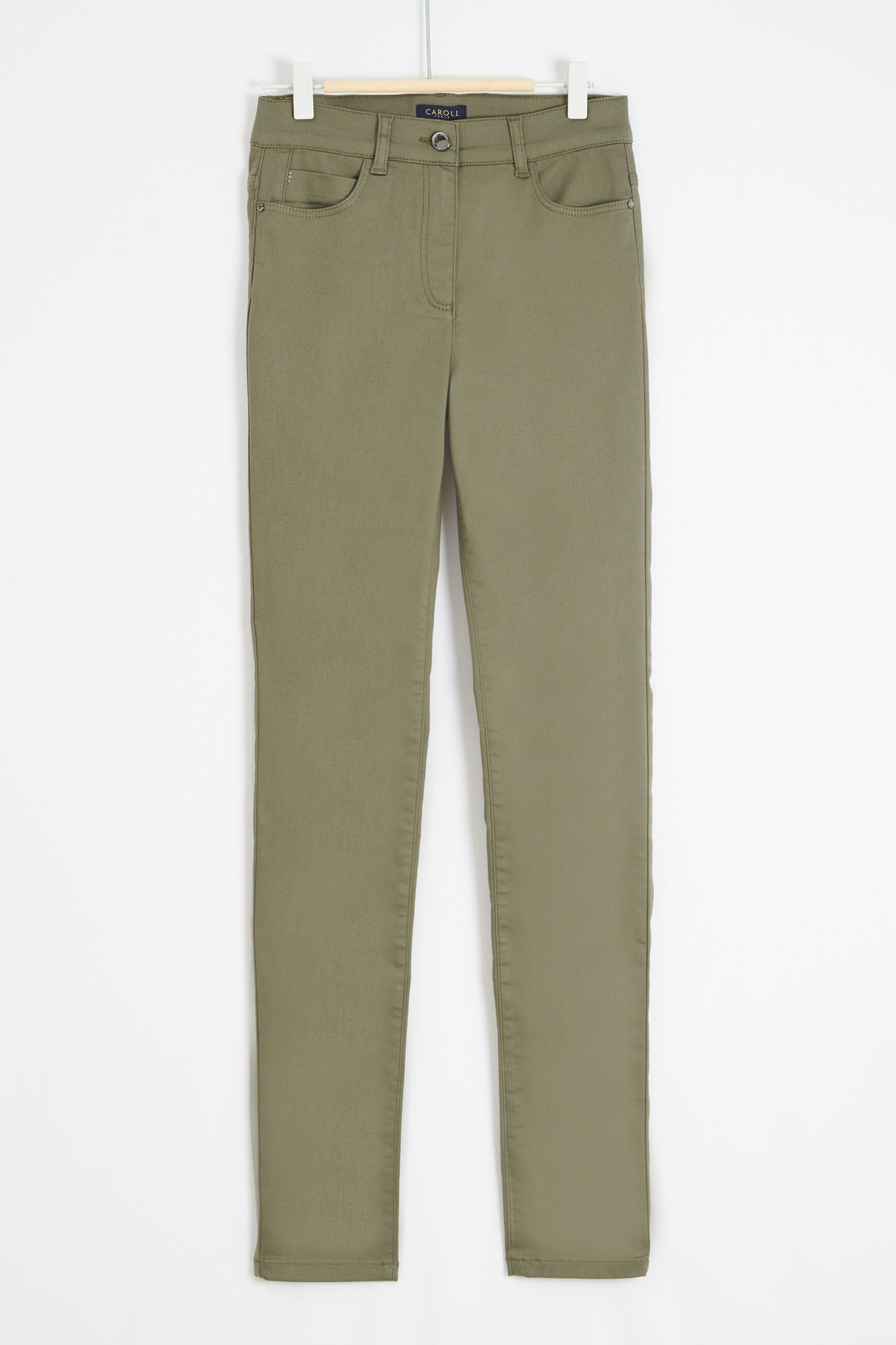 pantalon joss vert kaki femme