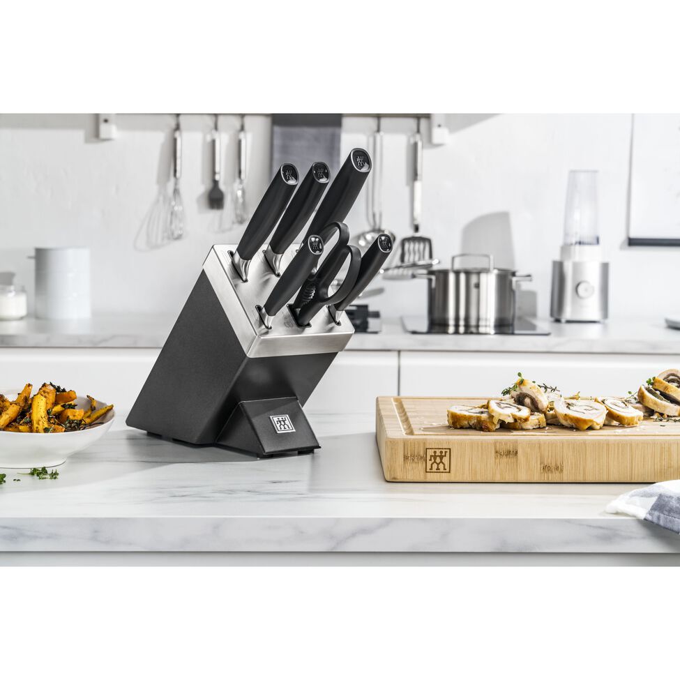 Messerblockset mit KiS Technologie 7-tlg, Anthrazit