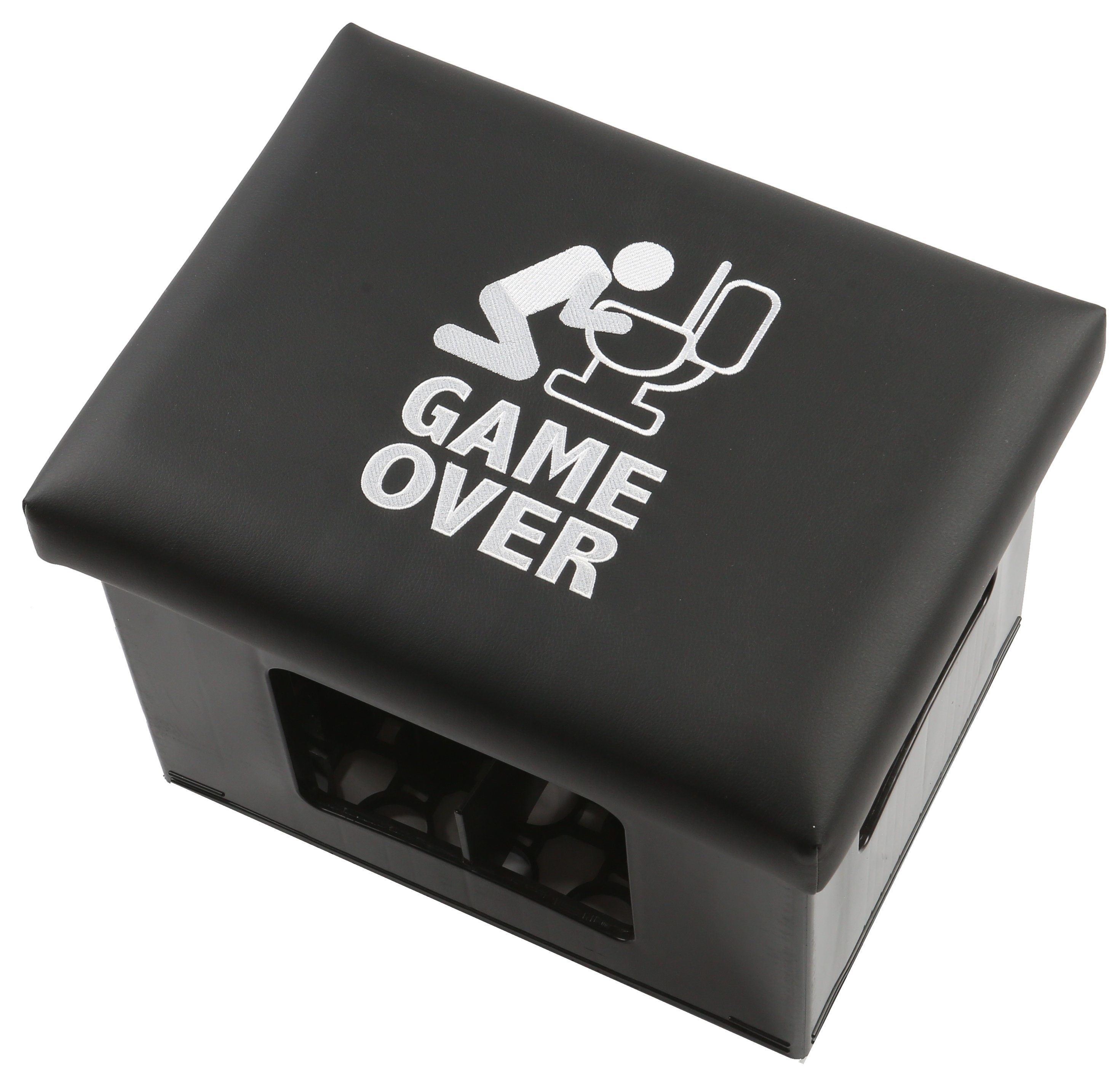 BierEx Sitzhocker Bierkisten Sitzkissen - Game over (1 St)