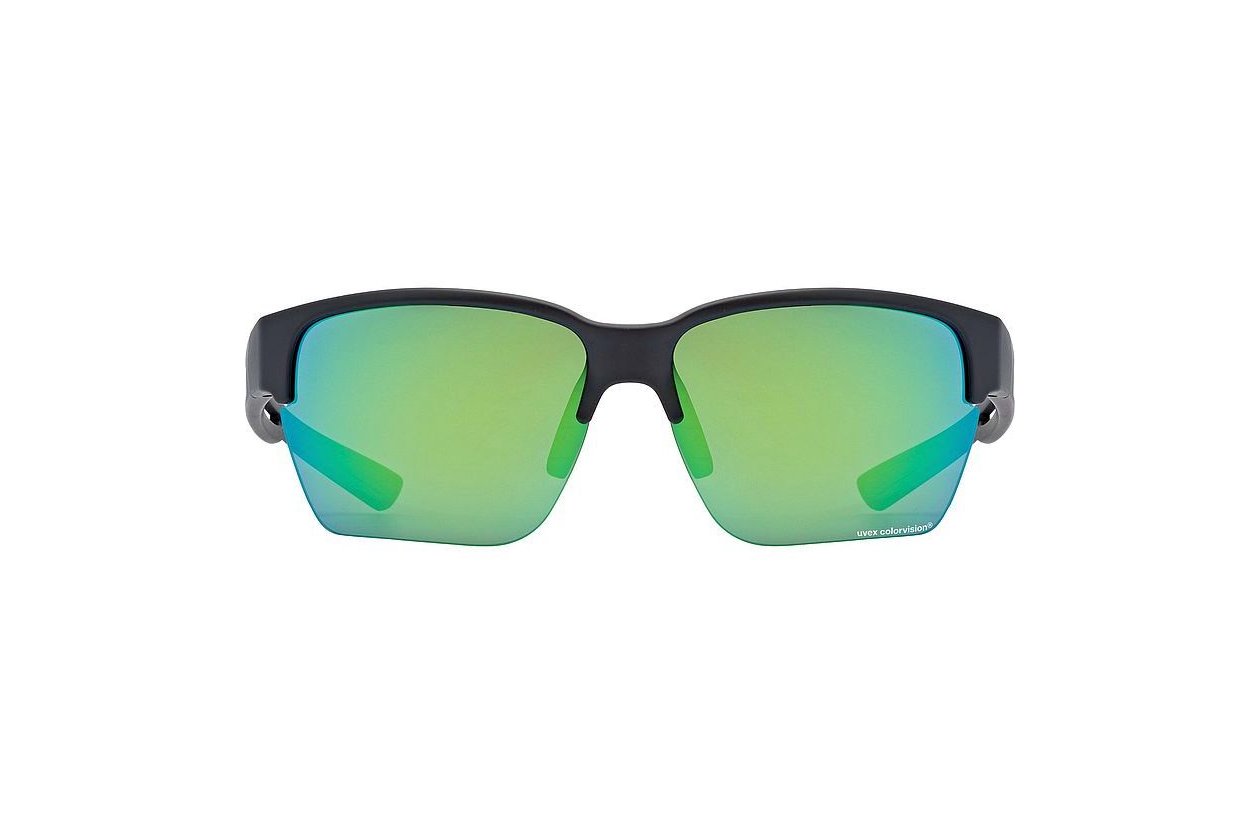 Uvex Sportstyle 805 CV Black Matt / Mir. Green