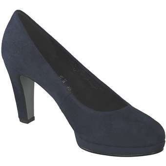 Gabor Plateau Pumps in blau