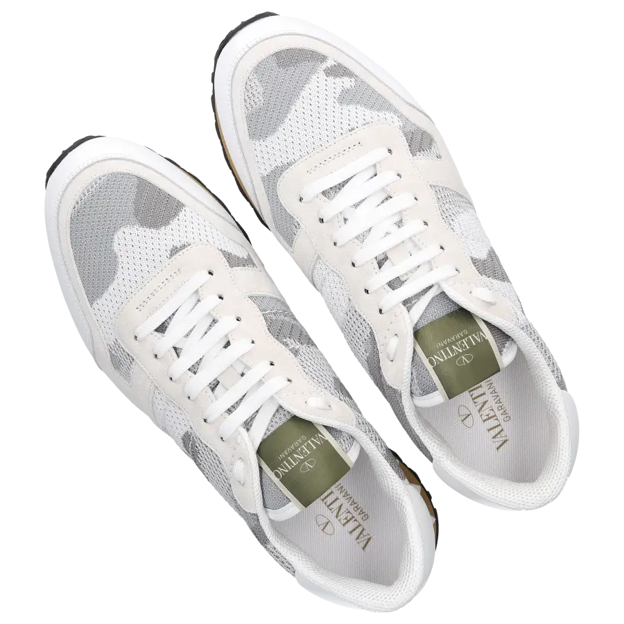 Valentino Garavani - Sneaker low ROCKRUNNER Textil - weiß