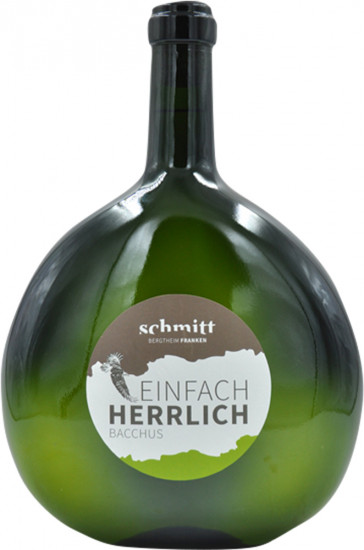 2022 Bacchus Doppel-Magnum-Bocksbeutel halbtrocken 3,0 L - Weingut Schmitt Bergtheim