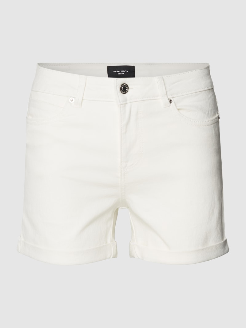 Jeansshorts im 5-Pocket Design Modell 'LUNA' in offwhite