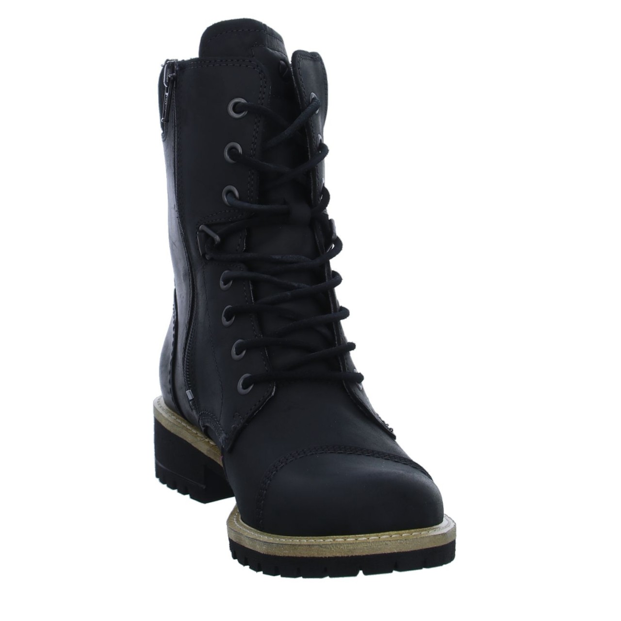 ECCO Schnür-Stiefeletten schwarz