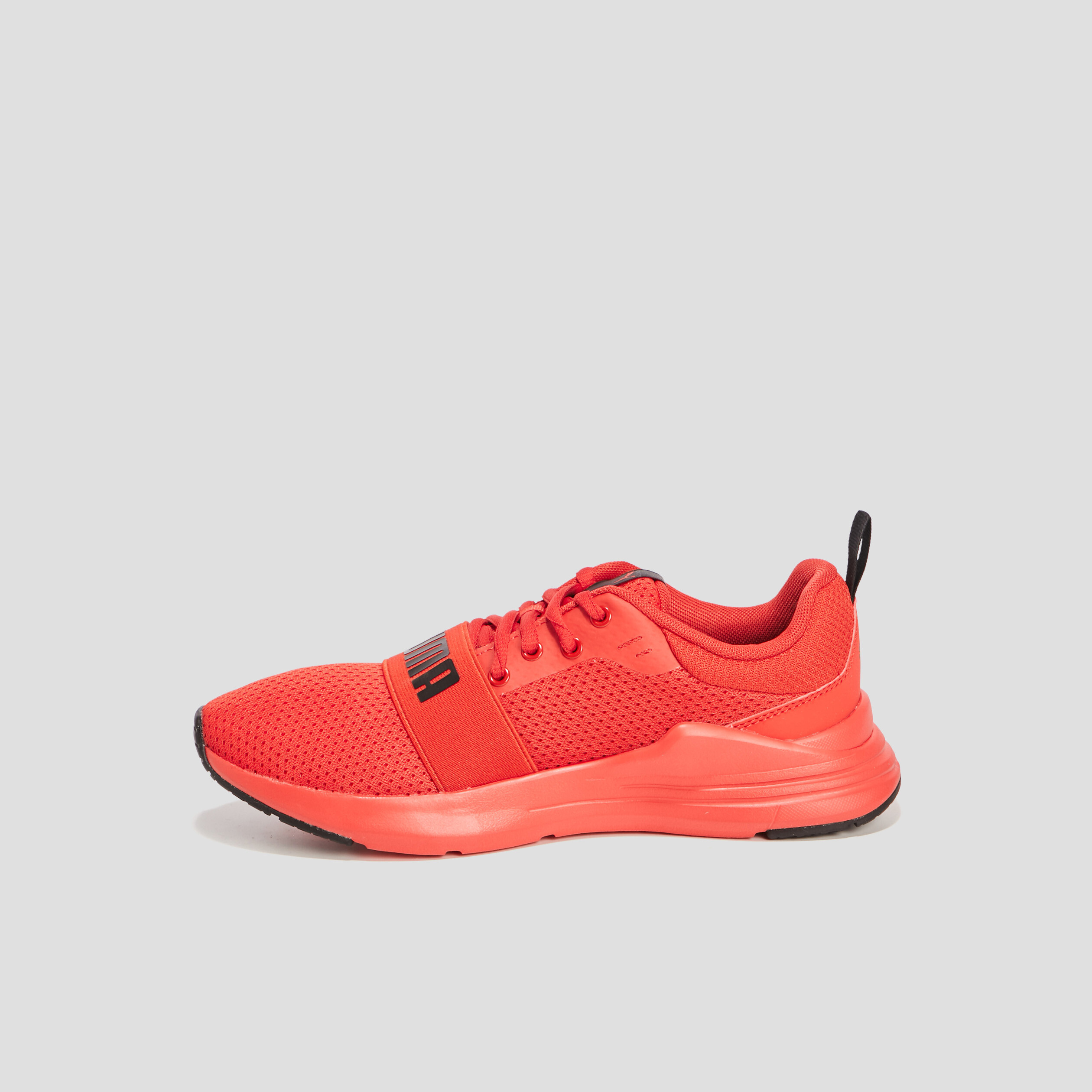 Runnings à lacets Puma Wired rouge garçon | La Halle
