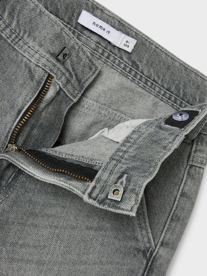 name it Jeans regular fit NKMRYAN STRAIGHT CARP JEANS in light grey denim günstig kaufen