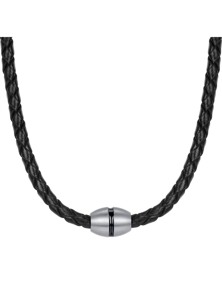 True Rebels Kette Edelstahl in schwarz günstig kaufen 48 cm