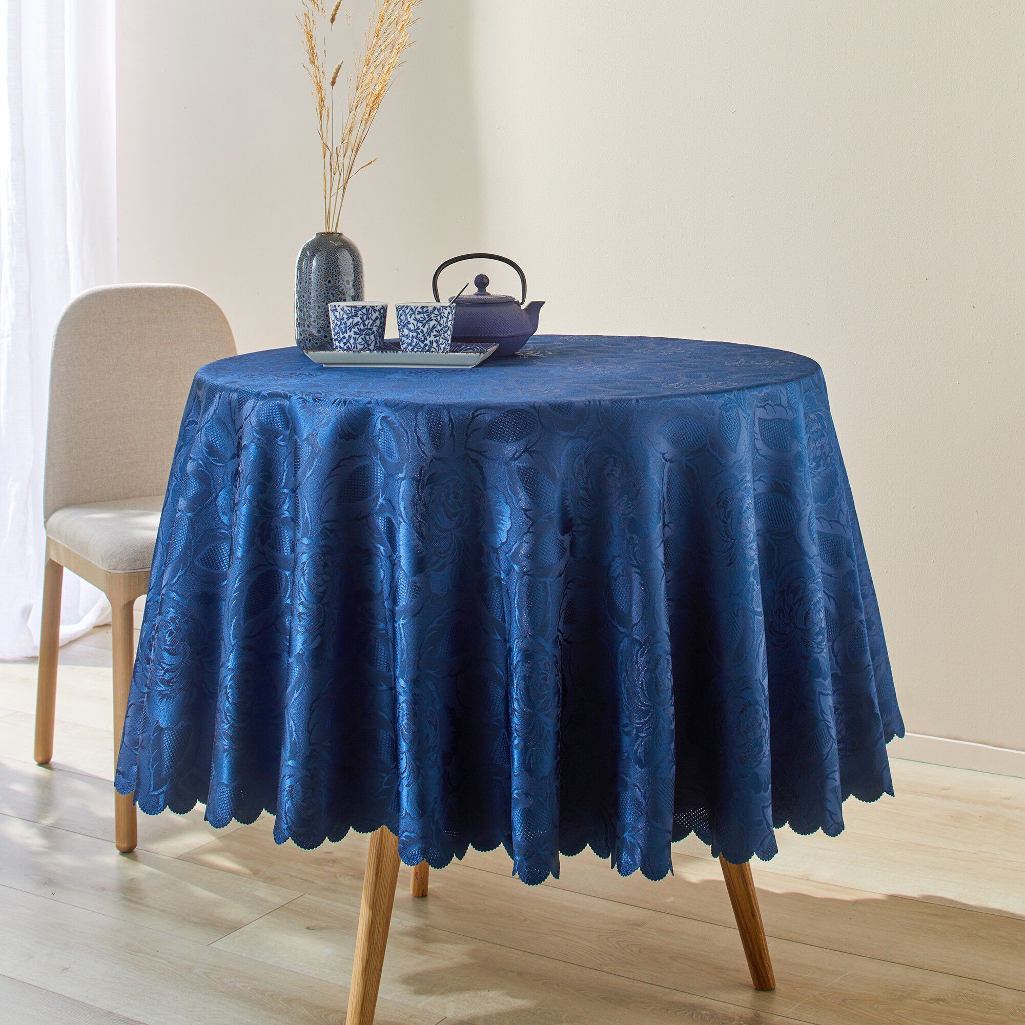 Nappe jacquard damassé